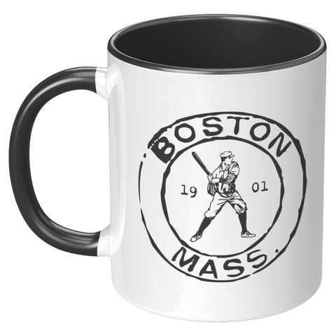 Image of Boston Baseball Vintage Stamp Mug - 11oz & 15oz