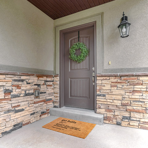 Image of Go Bills Doormat - 36"x24", 30"x18", & 24"x16" | Buffalo Bills, Bills Mafia