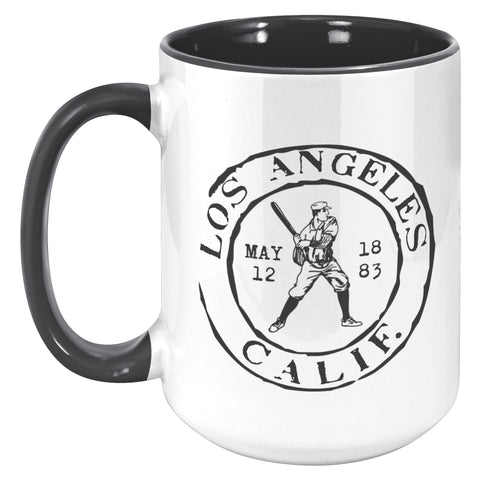 Image of Los Angeles Baseball Vintage Stamp Mug - 11oz & 15oz