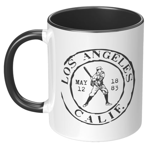 Image of Los Angeles Baseball Vintage Stamp Mug - 11oz & 15oz