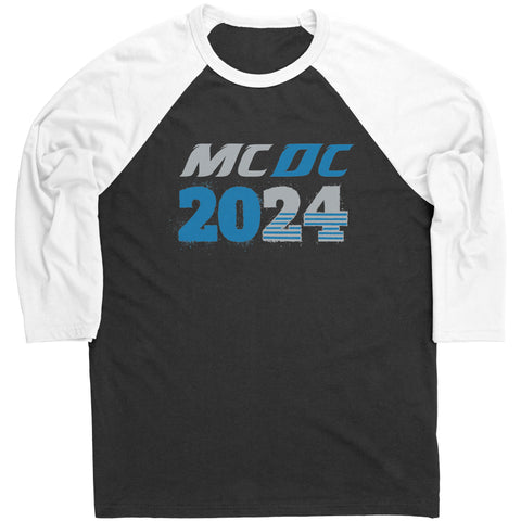 Image of MCDC 2024 Men's Raglan T-shirt - Detriot Lions