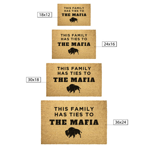 Image of This Family Has Ties To The Mafia Doormat Buffalo Bills, Bills Mafia