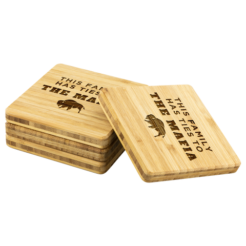 Image of This Family Has Ties To The Mafia Bamboo Coasters
