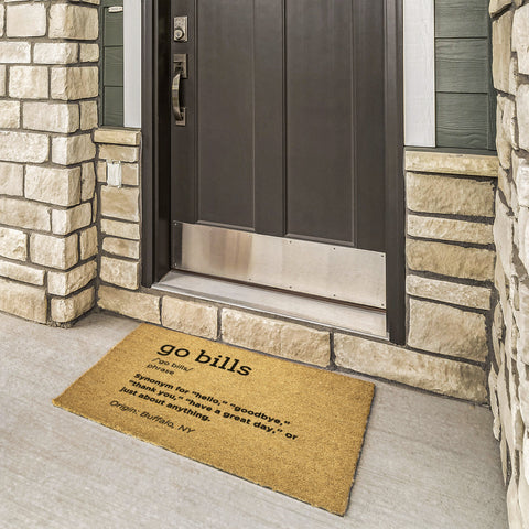 Image of Go Bills Doormat - 36"x24", 30"x18", & 24"x16" | Buffalo Bills, Bills Mafia
