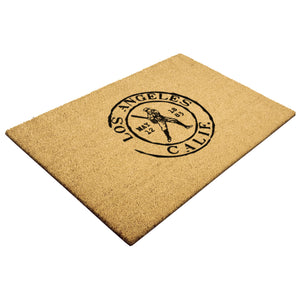 Los Angeles Baseball Vintage Stamp Doormat - 36