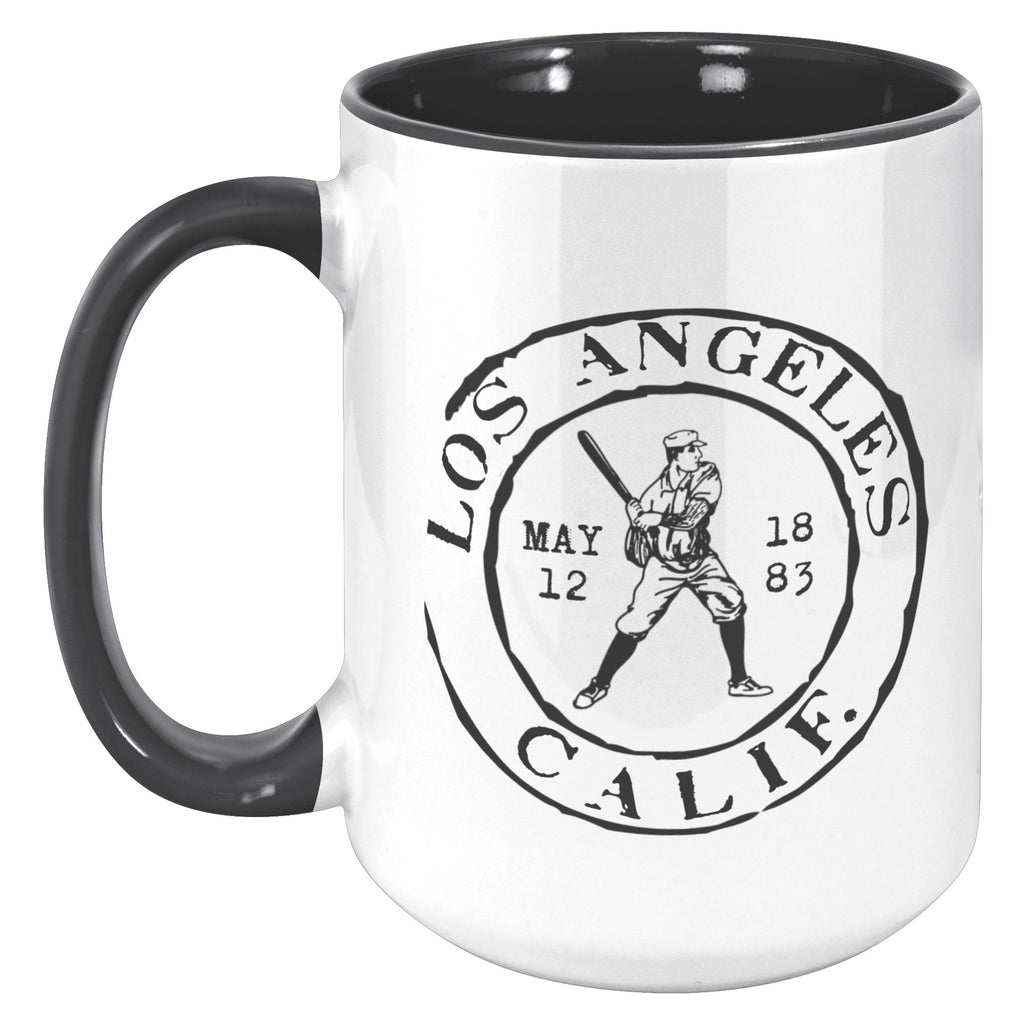 Los Angeles Baseball Vintage Stamp Mug - 11oz & 15oz