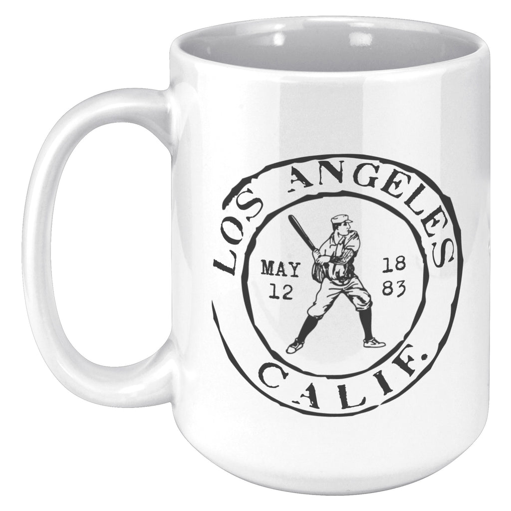 Los Angeles Baseball Vintage Stamp Mug - 11oz & 15oz