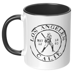 Los Angeles Baseball Vintage Stamp Mug - 11oz & 15oz