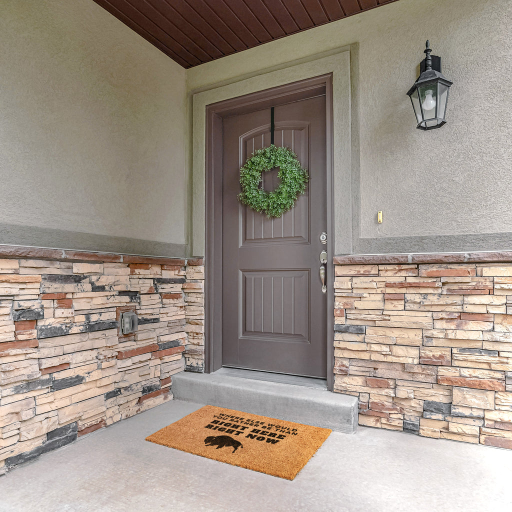 Where Else Would You Rather Be Outdoor Doormat - 4 Sizes - Buffalo Bills, Bills Mafia