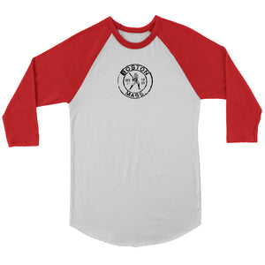 Boston Baseball Vintage Postal Stamp Unisex Baseball Shirt