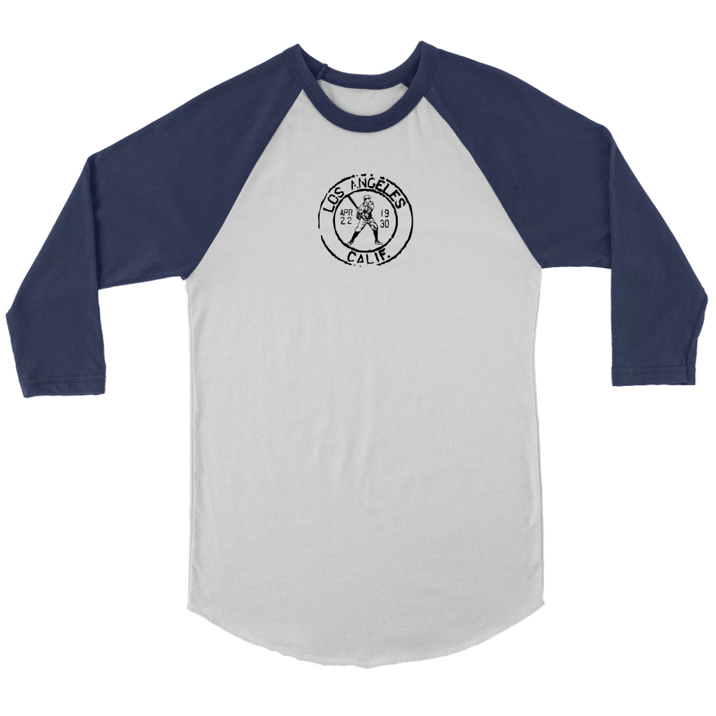 Los Angeles Baseball Vintage Postal Stamp Unisex Baseball Shirt - Dodgers Baseball