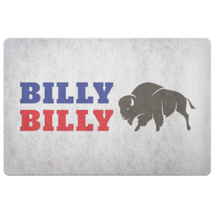 Billy Billy Football Indoor/Outdoor Doormat - Dilly Dilly, Bills Mafia, Buffalo Bills